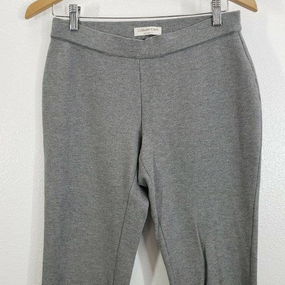 Coldwater Creek pants‎ womens Natural Fit Gray Cropped Legging-Size Small (8) - Picture 4 of 10